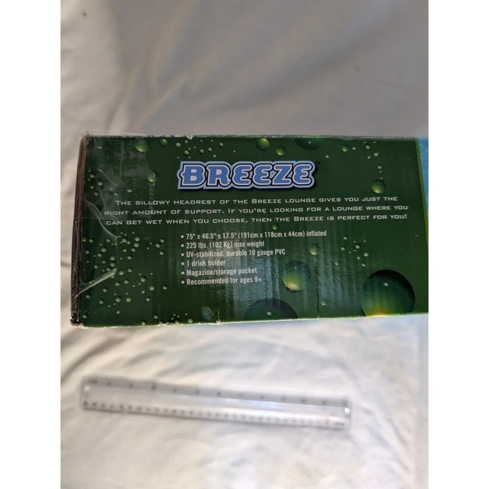 Aviva by Rave Sports Breeze Inflatable Pool Lake Lounge Float Raft New In Box